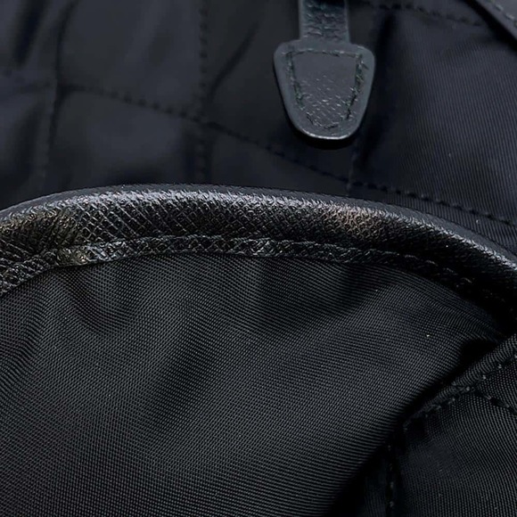 Prada Quilted Rucksack Backpack Nylon Black - Picture 8 of 16